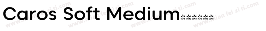 Caros Soft Medium字体转换